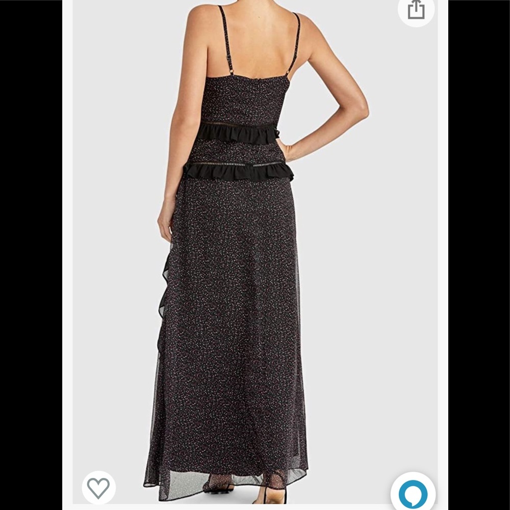 RACHEL ROY LETA RUFFLE SIZE 2 MAXI DRESS - Picture 2 of 16